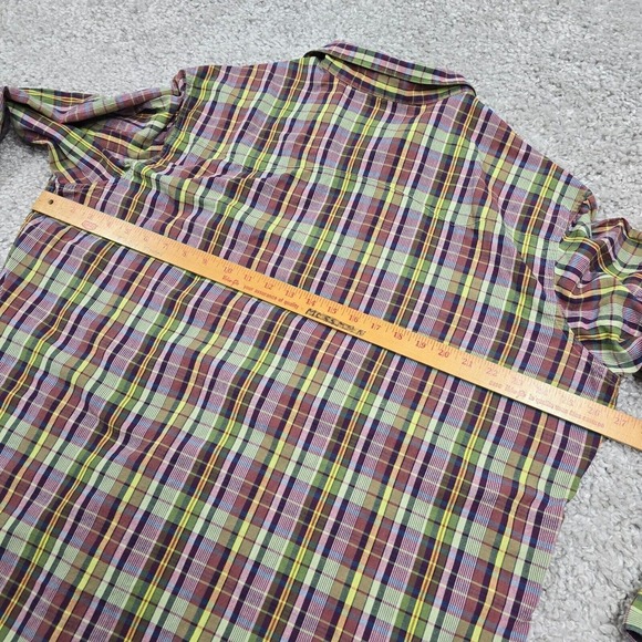 Vintage Polo Ralph Lauren Shirt Mens XXL Plaid RL Western Pearl Snap Cowboy - Picture 9 of 12